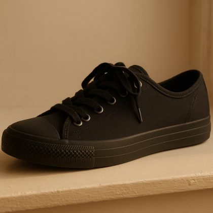 Zapatillas lona negras